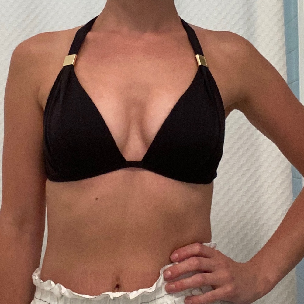 Black Victoria's Secret Bikini Top
